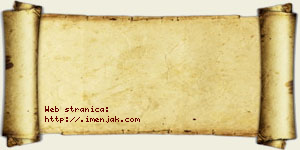 Tanja Velebit vizit kartica